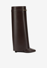 Givenchy Shark Pinch 90 Calf Leather Knee-High Boots Brown BE703XE1J7202_d5f2909f-9d07-48dc-b30d-6180f3c3c2d9