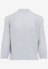 Rete Open-Knit Sweater