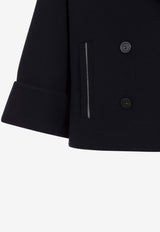 Double-Breasted Wool Coat
