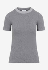 Ribbed Crewneck T-shirt