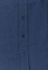 Eres Mignonette Button-Up Shirt Blue 272416OCEAN_Blu scuro_70332016