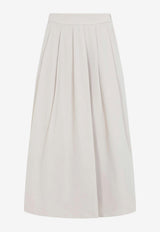 Midi Pleated Skirt