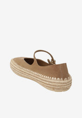 Loewe Rio Mary-Jane Suede Flats Beige LBV3466X02SUE/S_LOEW-2210