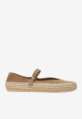 Loewe Rio Mary-Jane Suede Flats Beige LBV3466X02SUE/S_LOEW-2210