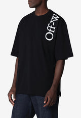 Off-White Vertical Bookish Logo T-shirt Black OMAA120F26JER010/T_OFFW-0001