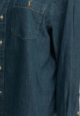 Polo Ralph Lauren Oversized Denim Shirt Blue 211B17146001LAPIA WASH_006798d8-f196-4783-9999-080831f84932