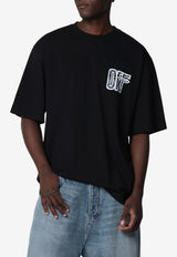 Off-White Motion Arrow Logo T-shirt Black OMAA120F26JER00Y/T_OFFW-0001