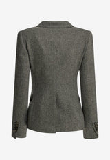 Tagliatore Coreen Herringbone Double-Breasted Blazer Gray J-COREEN10B610017N1253_94f84fc3-a6cc-4f63-9613-1a5ddacb6218