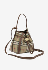 Burberry Small Check Coated Canvas Bucket Bag Beige 8128956_a77c6594-f73b-40fe-829a-d644f3ad880a
