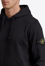Stone Island Logo Patch Zip-Up Sweatshirt Black L2S156100062-S0051-V0029