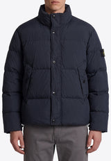 Stone Island Crinkle Reps Down Jacket Navy L2S154100109-S0A23-V0029