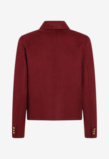 Max Mara Venere Wool-Blend Jacket Ruby MSTVENEREWO/T_MAXMS-082