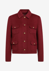 Max Mara Venere Wool-Blend Jacket Ruby MSTVENEREWO/T_MAXMS-082