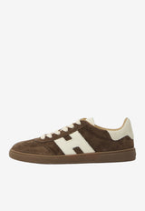 Hogan Cool Suede Low-Top Sneakers Brown HXW6470FB60-UHK-02FJ