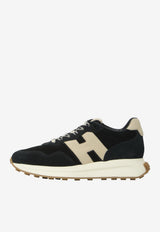 Hogan H641 Suede Low-Top Sneakers Black HXW6410EH41-VFX-0FDB
