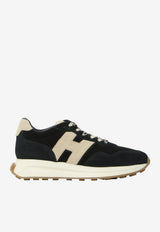 Hogan H641 Suede Low-Top Sneakers Black HXW6410EH41-VFX-0FDB