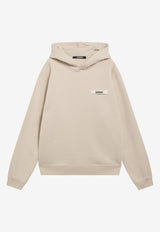 Jacquemus Gros Grain Hooded Sweatshirt Beige HOM00247AJ00126/T_JACQM-150