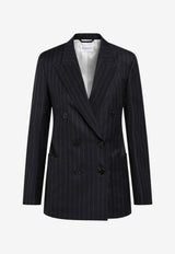 Givenchy Pinstripe Wool Blazer Blue BW30QW16UQ/T_GIV-499