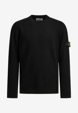 Stone Island Logo Patch Wool Sweater Black L2S155100072S00A3V0029_48d61a3f-52c1-4eae-8f3b-751572bdc465