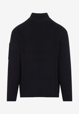 Full Rib High-Neck Sweater