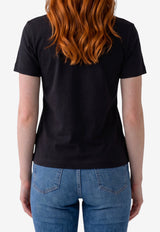 Jacquemus Gros Grain Slim T-shirt Black TSW00550-AJ00029-990