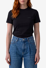 Jacquemus Gros Grain Slim T-shirt Black TSW00550-AJ00029-990