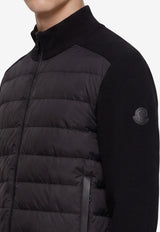 Moncler Quilted Zip-Up Cardigan Black L20919B00011-M4281-999