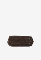 Tod's Suede Leather Top Handle Bag Brown XBWDBKA0300-P3A-S808