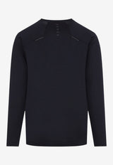 Long-Sleeved Wool T-shirt