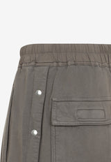 Wide-Leg Garment-Dyed Pants