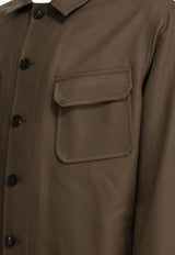 Tagliatore Tempest Wool Overshirt Brown G-CALVIN160069F345_6760e32a-c4e7-421b-90b4-50c280c4806c