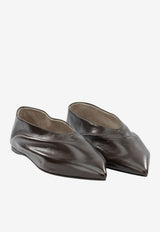 Khaite Miriam Ballet Flats Brown F4064-1027738_0f1ac043-1c71-48f7-af6a-2deb21242655