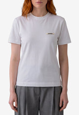 Jacquemus Gros Grain Slim T-shirt White TSW00550-AJ00029-100