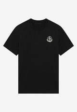Moncler Logo Crewneck T-shirt Black 8C0002589AUG/T_MONCL-999