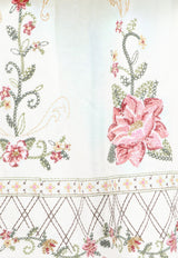 Farm Rio Floral Embroidered Top White 355785L0025_OFFWHITE_70332376