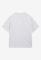 Jacquemus Gros Grain Crewneck T-shirt Gray TSM00133AJ00226/T_JACQM-950