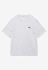 Jacquemus Gros Grain Crewneck T-shirt Gray TSM00133AJ00226/T_JACQM-950