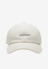 Jacquemus Logo Baseball Cap White ACU00670UAW00092/T_JACQM-110