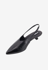 ALOHAS Eros 30 Slingback Leather Pumps Black S10056701Black_BLACK_70332250