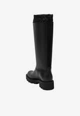 Moncler Kickstream Knee-High Rain Boots Black 4G00180M4522/T_MONCL-999