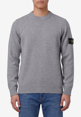 Stone Island Compass Patch Sweater Gray L2S155100072-S00A3-V0M60