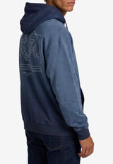 Off-White Half Arrow Skate Degrade Hooded Sweatshirt Blue OMBB085F26F-LE00W40-411