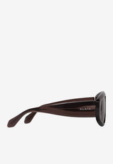 Aviator Shield Sunglasses