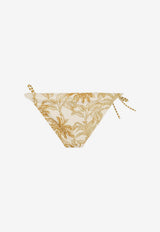 Eres Solarium Printed Bikini Bottom Yellow 042609VOYAGE_Gold_70332315