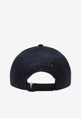 Moncler Logo Patch Baseball Cap Blue 3B0003704863/T_MONCL-778