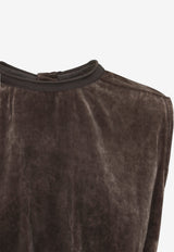 Subhuman Draped Jersey Top