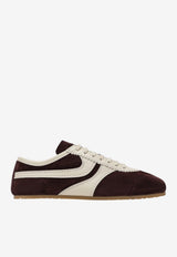 Dries Van Noten Contrast Panel Suede Sneakers Purple 1317000132/T_DRVNO-402