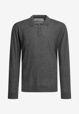 Golden Goose DB Wool Polo Sweater Gray GMP01353P00104160318_f12c7032-2dfe-4dec-ba02-b3500c2caa12