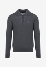 Fuji Knitted Polo Sweater
