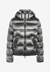 Moncler Sensation Short Down Jacket Silver 1A000435993C/T_MONCL-919